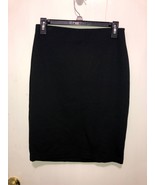 Philosophy Black Knee Length Pencil Skirt Rayon Nylon Blend Zipper SZ 2 - $277.80 MXN