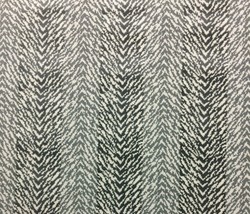 Thibaut Tigris Velvet Grey Animal Stripe Malabar Epingle Fabric 29&quot;LONG X 51&quot;W - £55.15 GBP