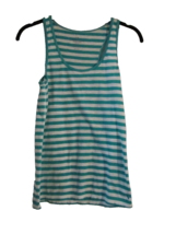 American Eagle Outfitter Women&#39;s Size Medium Tank Top Shirt Green White ... - £7.05 GBP