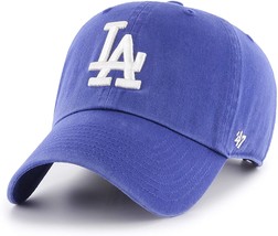 &#39;47 MLB Los Angeles Dodgers Clean Up Adjustable Hat Royal Blue - $28.99