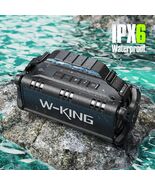 W-KING D8 Portable Bluetooth Speaker Black – Powerful Outdoor Audio - $75.95