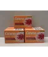 5 Caress Daily Silk Floral Oil Essence Silky Soft Skin Bar Soap, 3.15 oz ea - £14.77 GBP