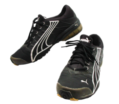 Puma Mens Size 12 Cell Deka Training Shoes Black White Athletic Gym Running Work - £24.46 GBP