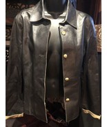 Cole Haan Black Glove Leather Jacket - £109.40 GBP