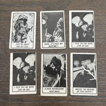 1963 TOPPS MONSTER LAFFS MIDGEE TRADING CARD LOT OF 6 CARDS NICE! - £19.28 GBP