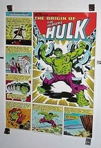 Vintage 1980 Incredible Hulk Coke Coca Cola Marvel Comics poster 1: Marvelmania - £104.16 GBP