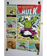Vintage 1980 Incredible Hulk Coke Coca Cola Marvel Comics poster 1: Marvelmania - $129.99
