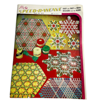 Vintage Lily Speed O Weave Home Pattern Design Book Place Mats Doilies Easy 95S - £9.56 GBP