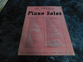Al Fresco Intermezzo by Victor Herbert Piano Solos - £2.36 GBP