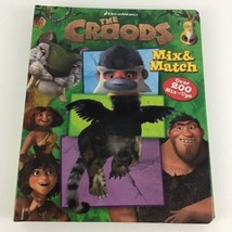 DreamWorks The Croods Mix And Match Hardcover Book Make Wacky Creatures 2013 - £13.19 GBP