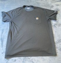 Carhartt Men’s Original Fit Force Size 2XL Graphic Pocket T-Shirt Dark Grey - £6.67 GBP
