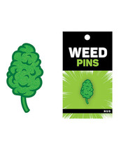 Wood Rocket Weed Nug Pin - Green - $7.55