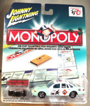 2005 Johnny Lightning Monopoly 70th Anniversary &#39;97 FORD POLICE CAR with... - £12.97 GBP