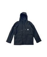 CAT WWR Mens L Black Ripstop Smock Utility Workwear Essential Hooded Jacket - €127,69 EUR