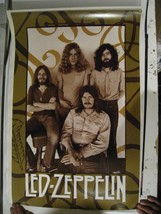 Led Zeppelin Poster Band Shot 3 Era Vintage - $181.03