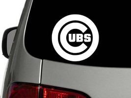 Chicago Cubs Baseball Vinyl Decal Car Sticker Wall Truck Choose Size Color - £2.24 GBP+