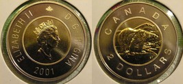 2001 Canada Two Dollar $2.00 Twoonie Specimen Proof - $7.46