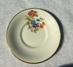 Royal China Warranted 22 Kt Floral Miniature Saucer Plate 4&quot; - £7.98 GBP
