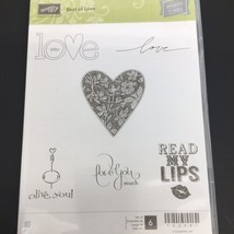 3 Stampin Up! #120603, 132987 Best of Love, 134114 Clear Mount Stamps Never Used - £13.76 GBP