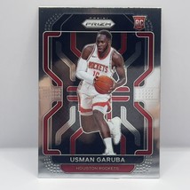 2021-22 Panini Prizm Basketball Usman Garuba Base RC #321 Houston Rockets - £1.57 GBP