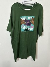 Akoo Until My Tape Pop Green Graphic T Shirt Size 3XL - £19.84 GBP