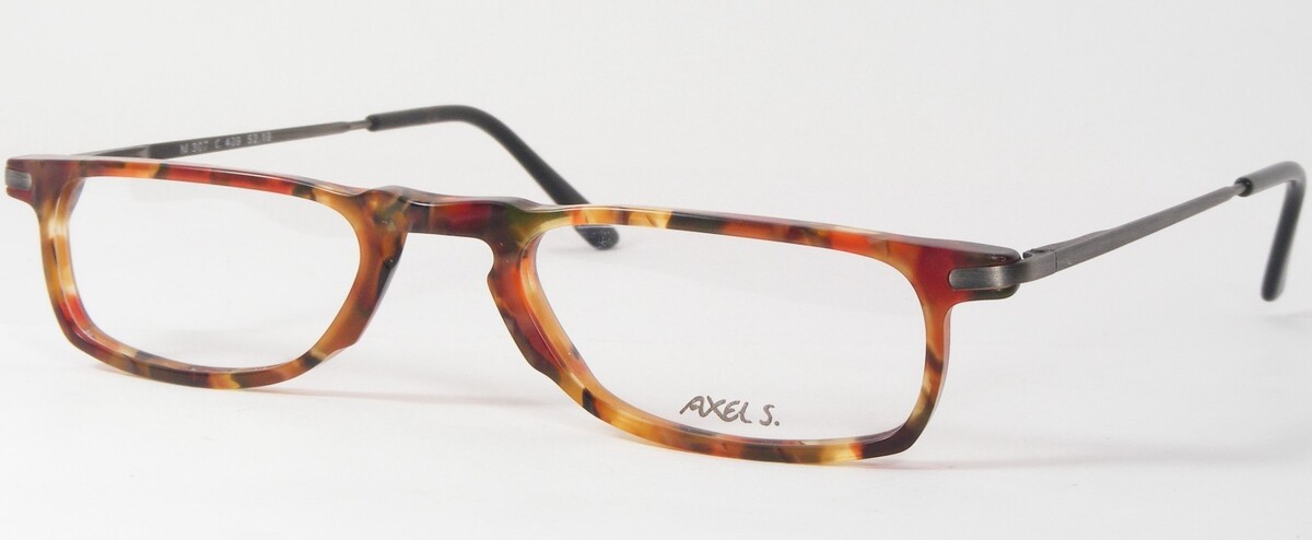 Vintage AXEL S.M 307 409 Tortue Unique Lunettes 52-19-140mm Allemagne - $114.61