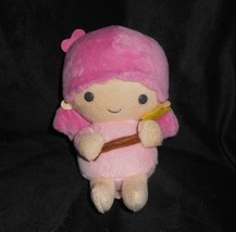 6" 2010 Sanrio Little Twin Stars Pink Stuffed Animal Plush Toy Lovey Germany - $28.50