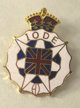 vintage birks IODE Canada  pin Imperial order daughters of the empire Enamel - £7.77 GBP