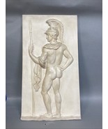 Roman Relief Greco-Latin Soldier Statue - 17.5x10.25” - $90.26 CAD