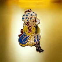 Strawberry Shortcake Sitting And Thinking Vintage Pin Brooch Metal 1980’s RARE - £16.11 GBP