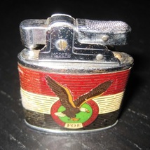 Modern Lite &quot;Standard&quot; F.O.E. Fraternal Order Of Eagles Automatic Petrol Lighter - £19.65 GBP