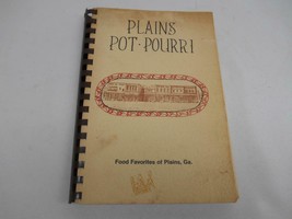 1977 Plains Georgia Pot Pourri Cookbook Billy Carter Service Station Advertising - £31.53 GBP