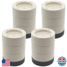 HANIHUA Beige Furniture Risers Bed Risers Set of 4 Adjustable 1-3 inch R... - $37.80