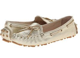 Cole Haan Womens Cary Loafers,Soft Gold Metallic,9.5 - $125.07