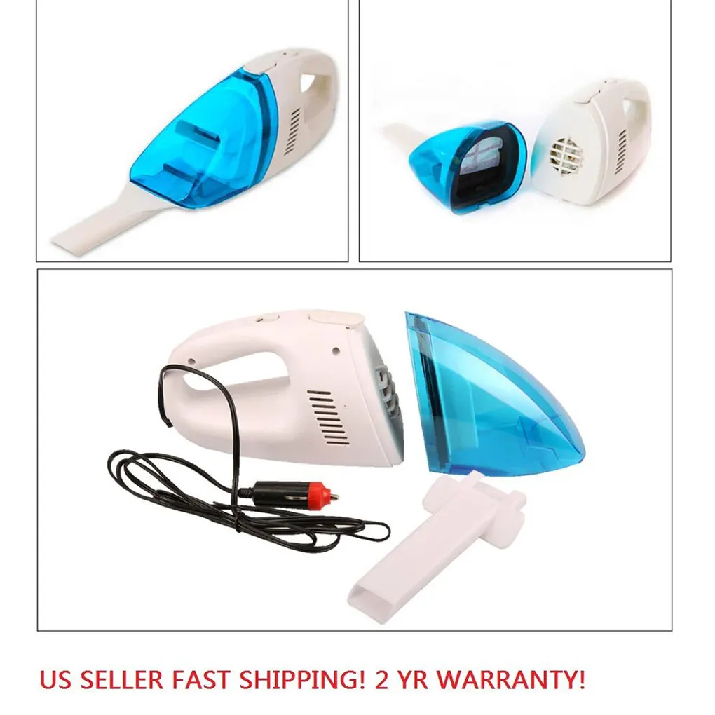 65W 12V Portable Wet Dry Vacuum Cleaner Handheld Car Mini Cleaning Tool Cigare - £9.32 GBP
