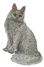 Amazing Custom Cat Portraits[Angora (Turkish) Cat ] Embroidered Iron On/Sew Patc - £10.36 GBP