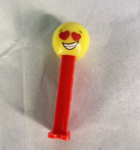 Zuru Mini Brands Pez Dispenser Yellow Happy Face Red Heart Eyes Tiny Toy... - $5.20