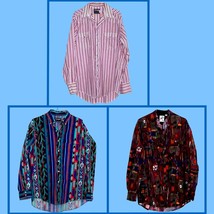 Vintage Western Shirts by Roper &amp; Wrangler 16 x 34 X-Long Tails Cowboy Cut +++ - £14.70 GBP+