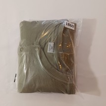 Carhartt Textured Knit T-Shirt Mens 2XL Long Sleeve Henley Cotton Brown K200 LDN image 13