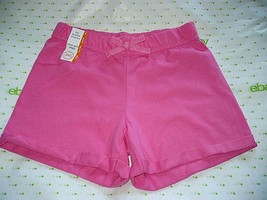 Wonder Nation Girls Pull On Rolled Cuff Shorts Size X-Large (14-16) Pink New - £7.03 GBP