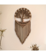 Eco-Friendly Tree of Life Woven Wall Hanging – Handmade Sustainable Uniq... - $39.00