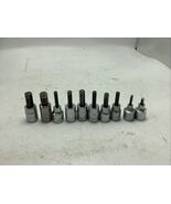 Lot of 10 Craftsman Husky &amp; other 3/8&quot; Drive HEX Bit Socket Set - $26.70 CAD