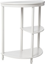 White Half Moon Console Table From Frenchi Home Furnishings. - £46.88 GBP
