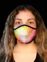 3D Multicolor Unisex Face Mask Protective Colorful Mouth Cover Handmade - £6.93 GBP