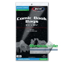 500 BCW Resealable Current/Modern Comic Bags - £51.65 GBP