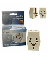 Multi Adapter Outlet Extender Travel Europe To Usa Power Plug Adaptor Co... - £11.94 GBP