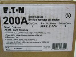 Eaton Cutler Hammer Ringless Meter Socket 200 Amp - $165.41