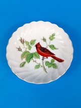 Cardinal Bird Trinket Candy Nut Dish Bowl Tray Lefton 02963 VTG NOS 80s  - £6.25 GBP