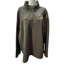 Bass Pro Shops 1/4 Zip Fleece Pullover Mens 2XL gray Jacket Sweatshirt f... - $21.84
