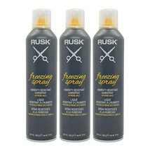 Rusk Freezing Spray Humidity-Resistant Extreme Hold 10 Oz (Pack of 3) - £38.74 GBP